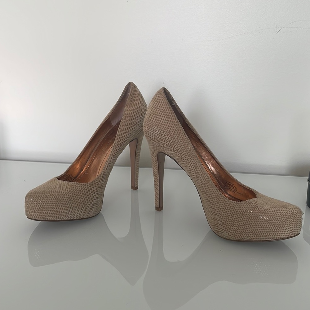 BCBG Nude Heels